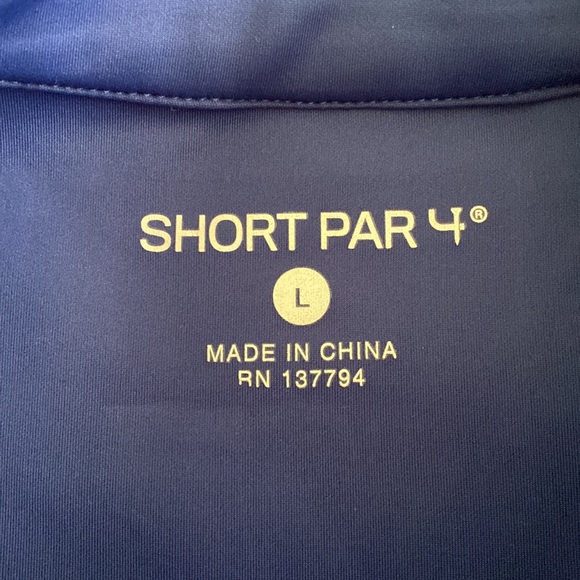 Navy Mens Golf Pull Over - Picture 5 of 6